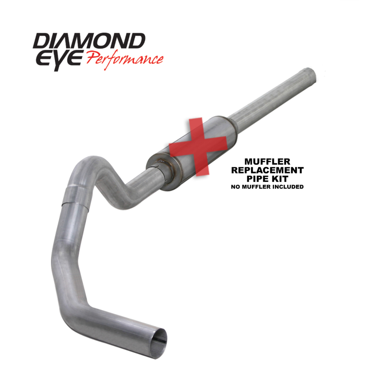 Dodge 3500 Performance Exhaust - Diamond Eye Performance - Cat Back Single - `04-`07